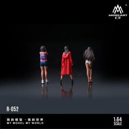 Set de 3 Figuras Photography Model - MoreART (BAJO PEDIDO)