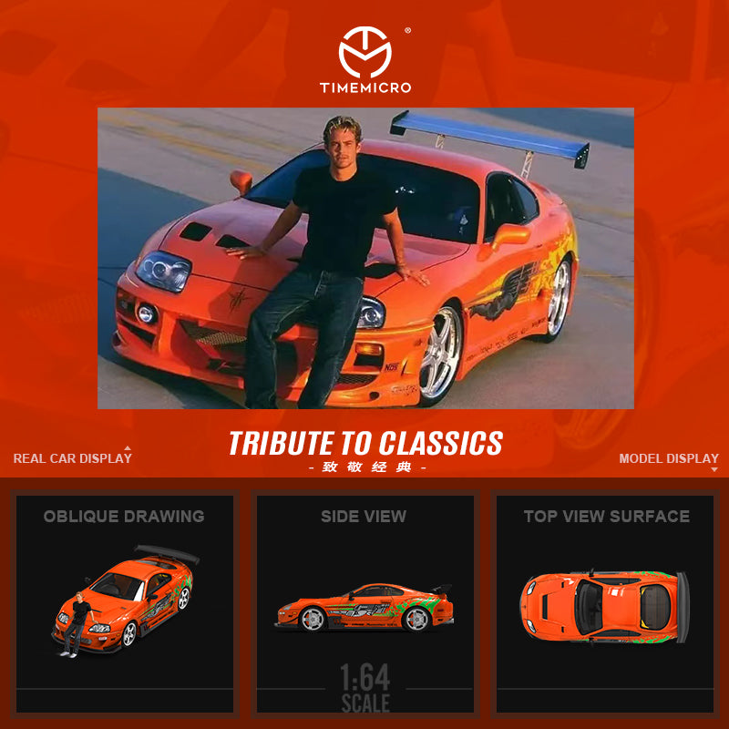 Toyota Supra MK4 Rápido y Furioso - Time Micro (POR PEDIDO)