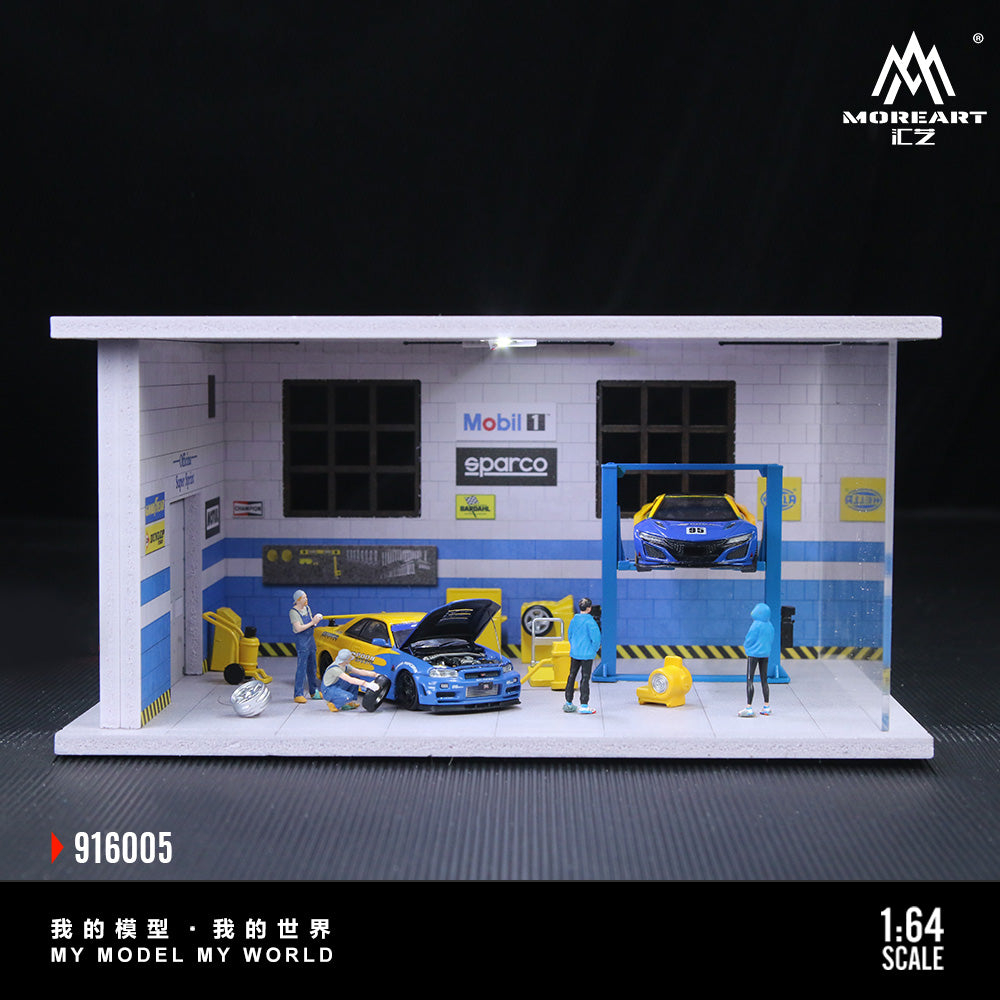 Mini Garage Diorama V3 - MoreART (BAJO PEDIDO)