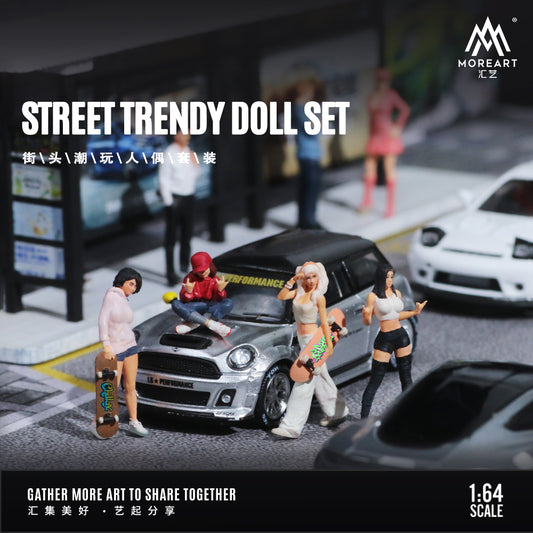 Set de 3 Figuras Street Trendy - MoreART (BAJO PEDIDO)
