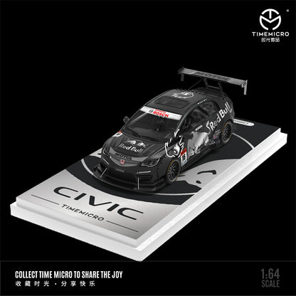 Honda Civic FD2 Redbull Black - Time Micro (POR PEDIDO)