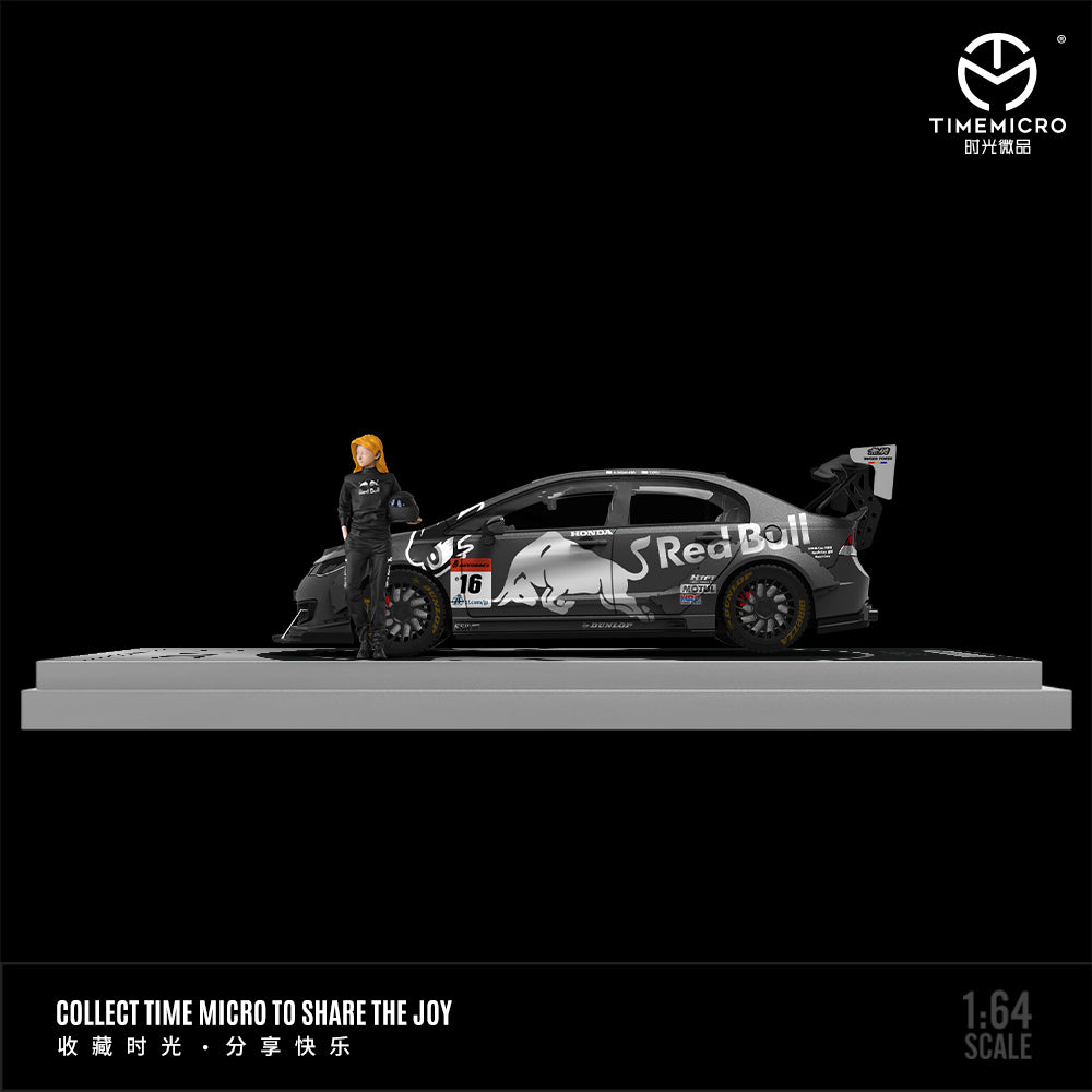 Honda Civic FD2 Redbull Black - Time Micro (POR PEDIDO)