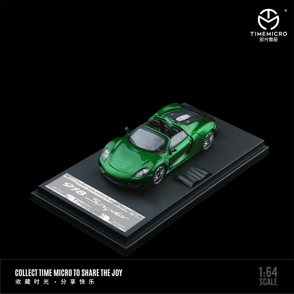 Porsche 918 Spyder Metal Green - Time Micro (POR PEDIDO)