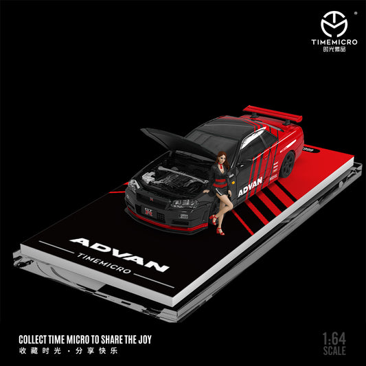 Nissan Skyline R34 Advan - Time Micro (POR PEDIDO)