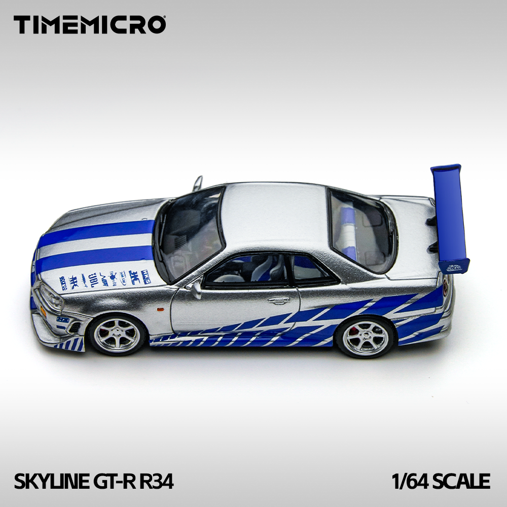 Nissan Skyline R34 Rápido y Furioso - Time Micro (POR PEDIDO)