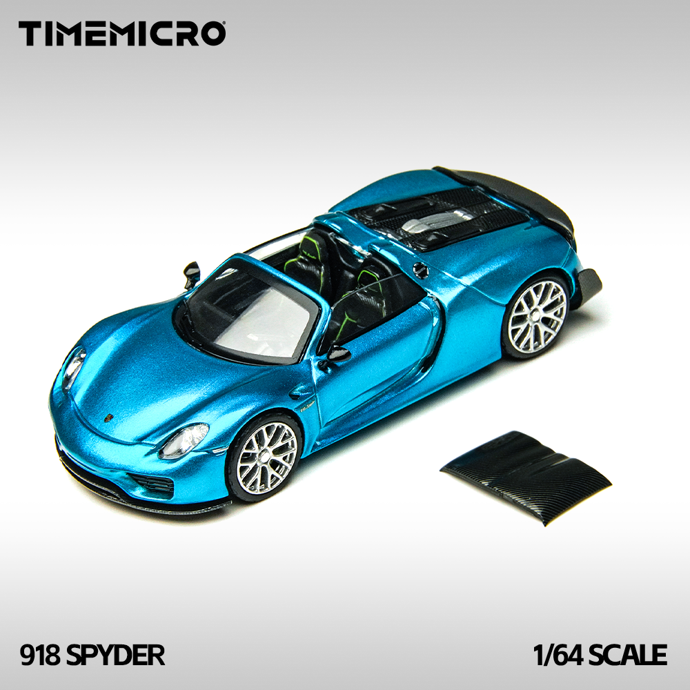 Porsche 918 Spyder Electric Blue - Time Micro (POR PEDIDO)