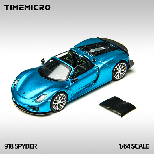 Porsche 918 Spyder Electric Blue - Time Micro (POR PEDIDO)