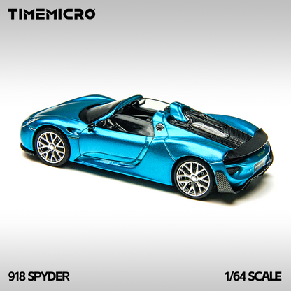 Porsche 918 Spyder Electric Blue - Time Micro (POR PEDIDO)