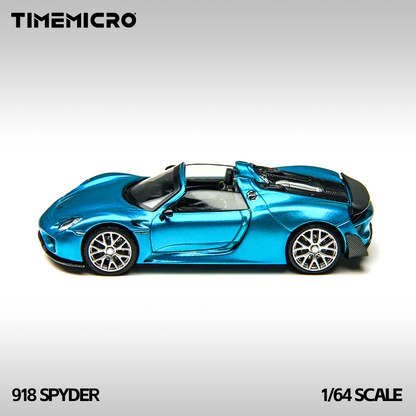 Porsche 918 Spyder Electric Blue - Time Micro (POR PEDIDO)