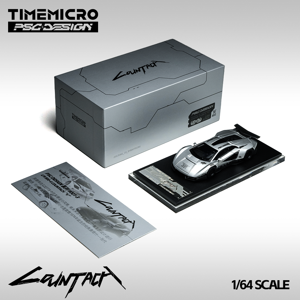 Lamborghini Countach Silver Bullet - Time Micro