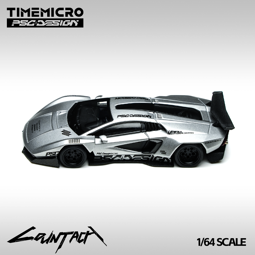 Lamborghini Countach Silver Bullet - Time Micro