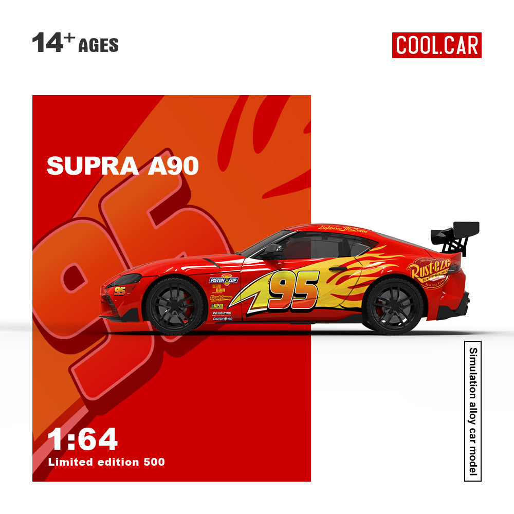 Toyota Supra Cars Rayo McQueen  - Cool Car (POR PEDIDO)