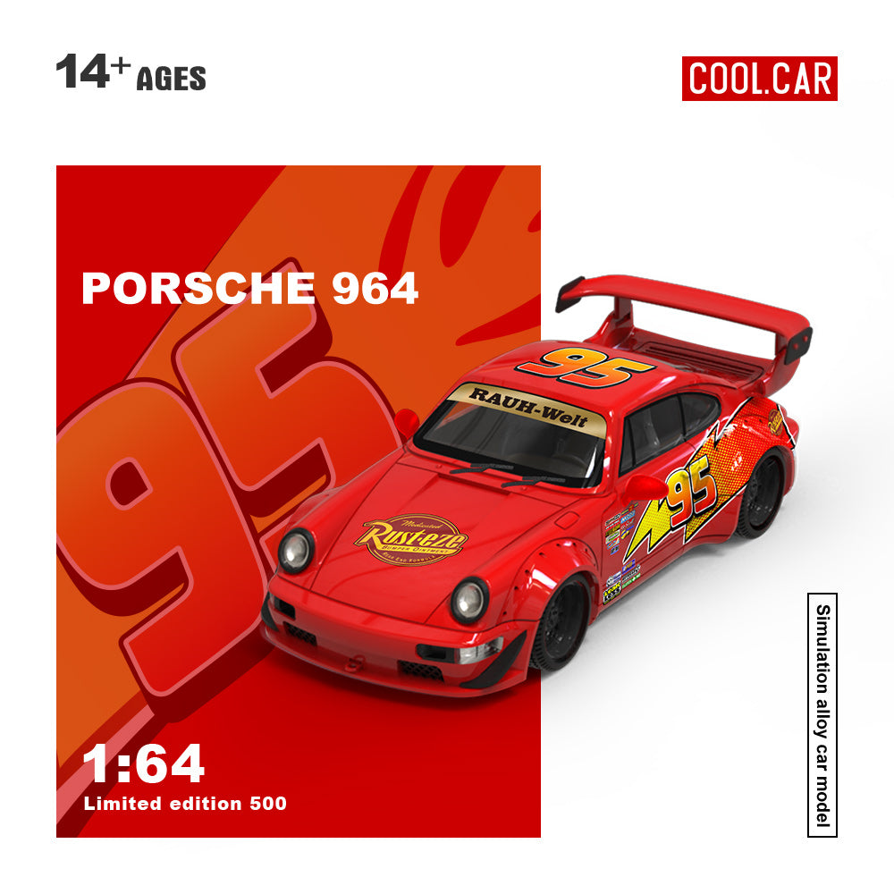 Porsche 964 Cars Rayo McQueen  - Cool Car (POR PEDIDO)