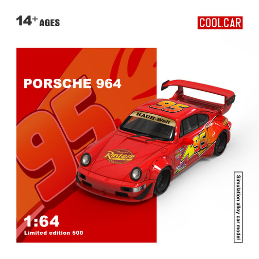 Porsche 964 Cars Rayo McQueen  - Cool Car (POR PEDIDO)