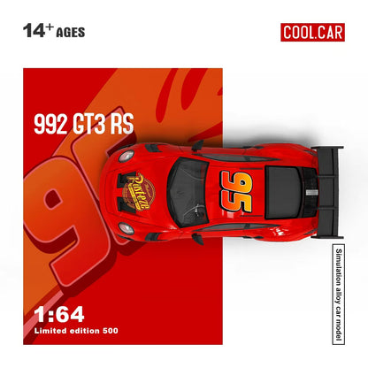 Porsche 992 GT3 RS Cars Rayo McQueen  - Cool Car (POR PEDIDO)