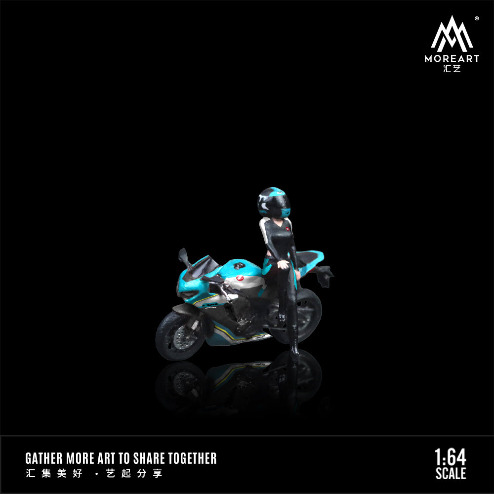 Moto Honda CBR100 Blue Figura  - MoreART (BAJO PEDIDO)