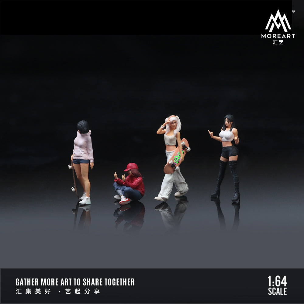 Set de 3 Figuras Street Trendy - MoreART (BAJO PEDIDO)