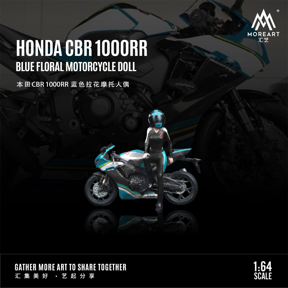 Moto Honda CBR100 Blue Figura  - MoreART (BAJO PEDIDO)