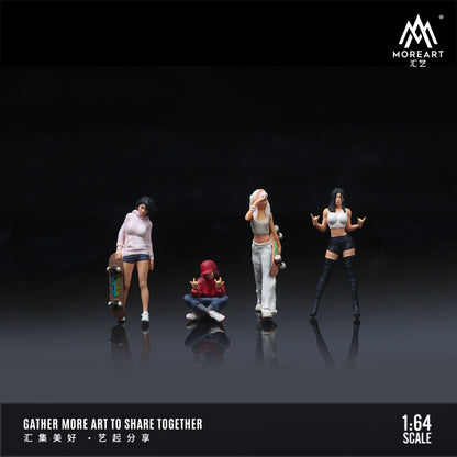 Set de 3 Figuras Street Trendy - MoreART (BAJO PEDIDO)