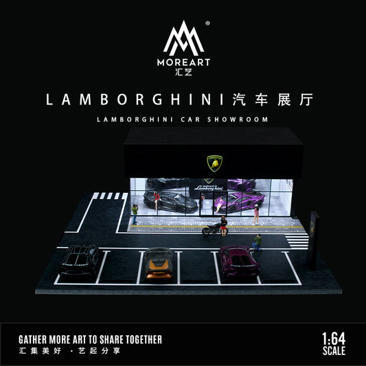 Concesionario Lamborghini Diorama - MoreART (BAJO PEDIDO)