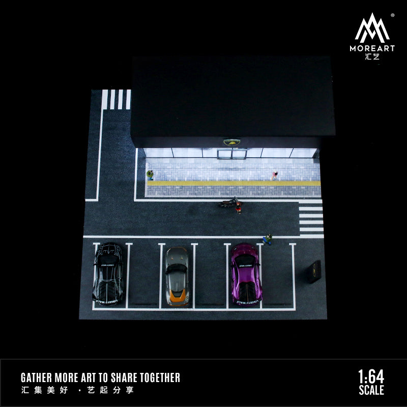 Concesionario Lamborghini Diorama - MoreART (BAJO PEDIDO)