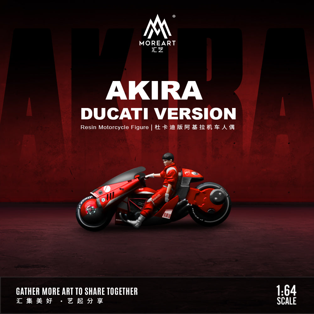Moto Akira Ducati red Figura - MoreART (BAJO PEDIDO)