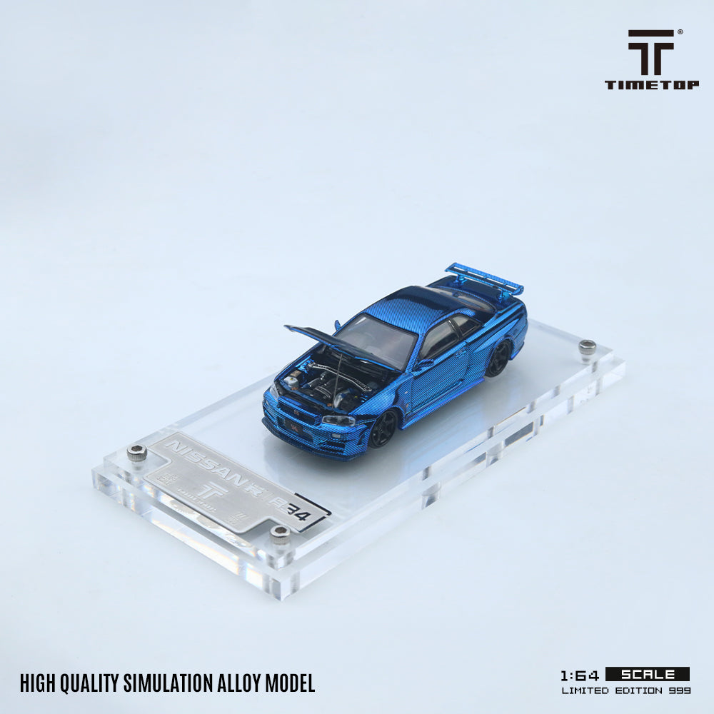 Nissan R34 Blue - Time Top  (POR PEDIDO)