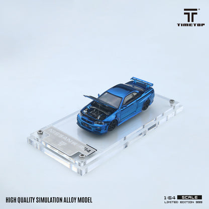 Nissan R34 Blue - Time Top  (POR PEDIDO)