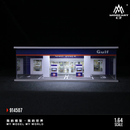 Gasolinera Gulf Diorama - MoreART (BAJO PEDIDO)