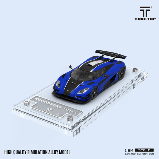 Koenigsegg One  Blue - Time Top (POR PEDIDO)