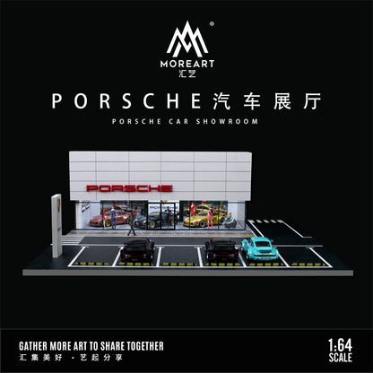 Concesionario Porsche Diorama - MoreART (BAJO PEDIDO)