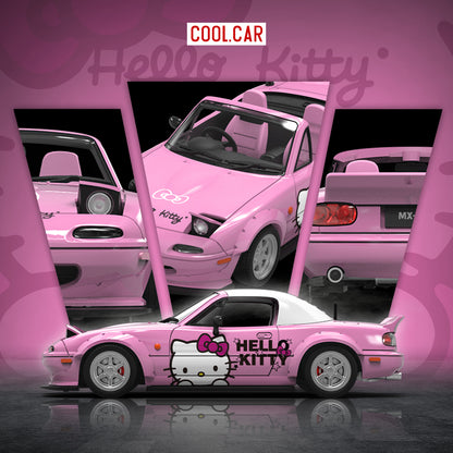 Mazda Miata Na Hellow Kitty Pink - Cool Car (POR PEDIDO)