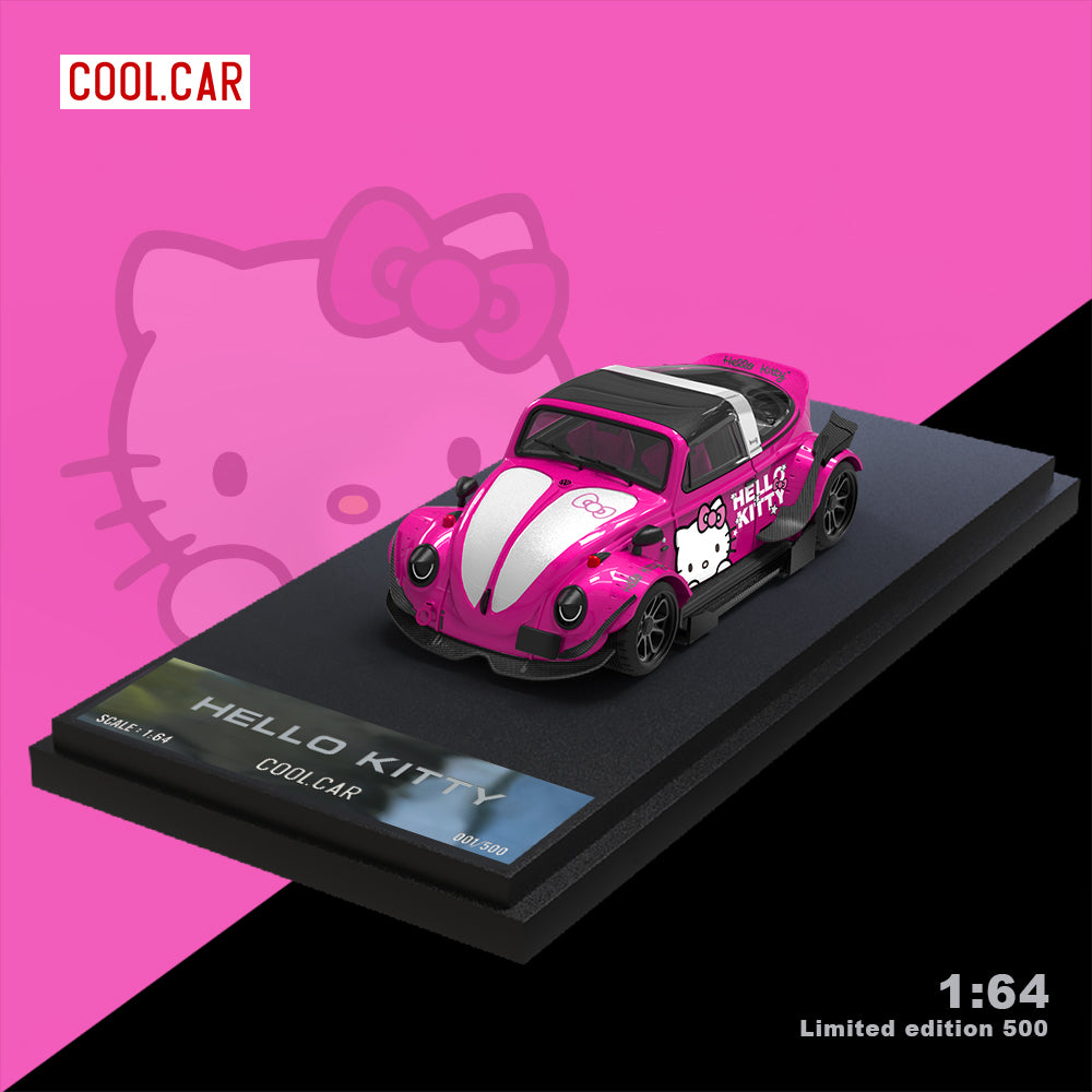 Volkswagen Bettle Hellow Kitty Violetl Car (POR PEDIDO)