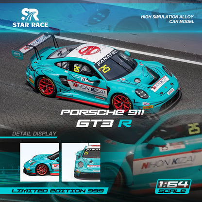 Porsche 911 GT3 Light Blue - Star Race (POR PEDIDO)