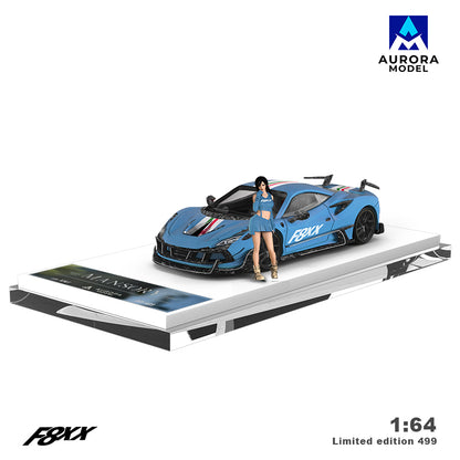 Ferrari F8XX Blue Mansory - Aurora Model (POR PEDIDO)
