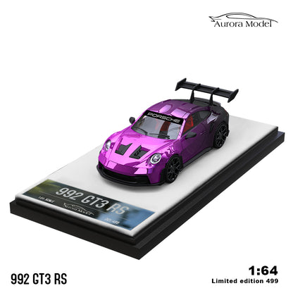 Porsche 992 Chrome - Aurora Model (POR PEDIDO)