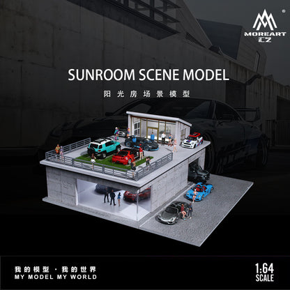 Parqueo 2 niveles Sunroom Diorama - MoreART (BAJO PEDIDO)