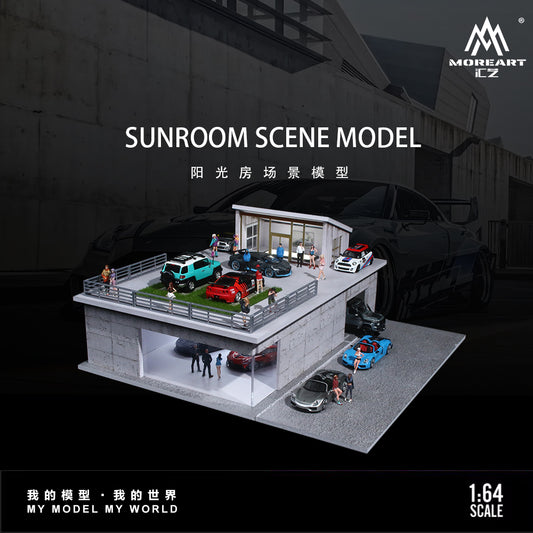 Parqueo 2 niveles Sunroom Diorama - MoreART (BAJO PEDIDO)