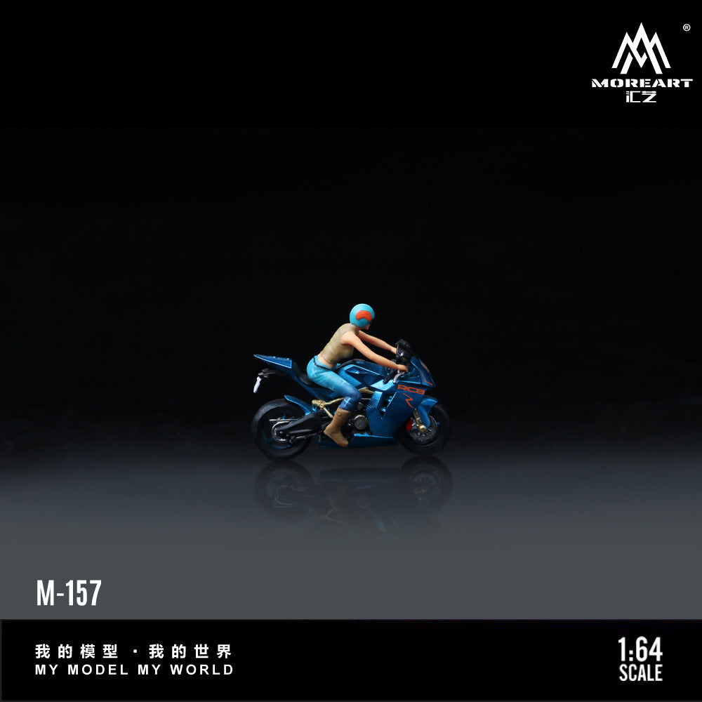 Moto KTM1190 Bright Blue Figura - MoreART (BAJO PEDIDO)