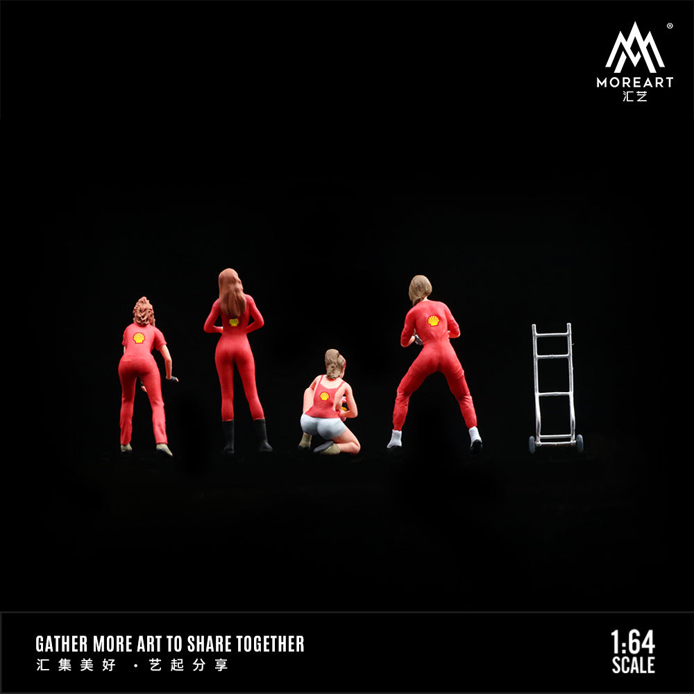 Set de 5 Figuras Shell Girls Set - MoreART (BAJO PEDIDO)
