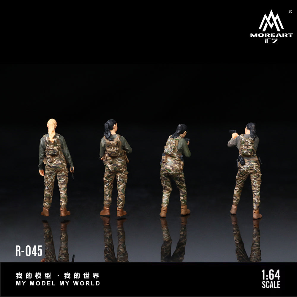 Set de 3 Figuras Especial forces Womens - MoreART (BAJO PEDIDO)