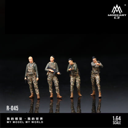 Set de 3 Figuras Especial forces Womens - MoreART (BAJO PEDIDO)