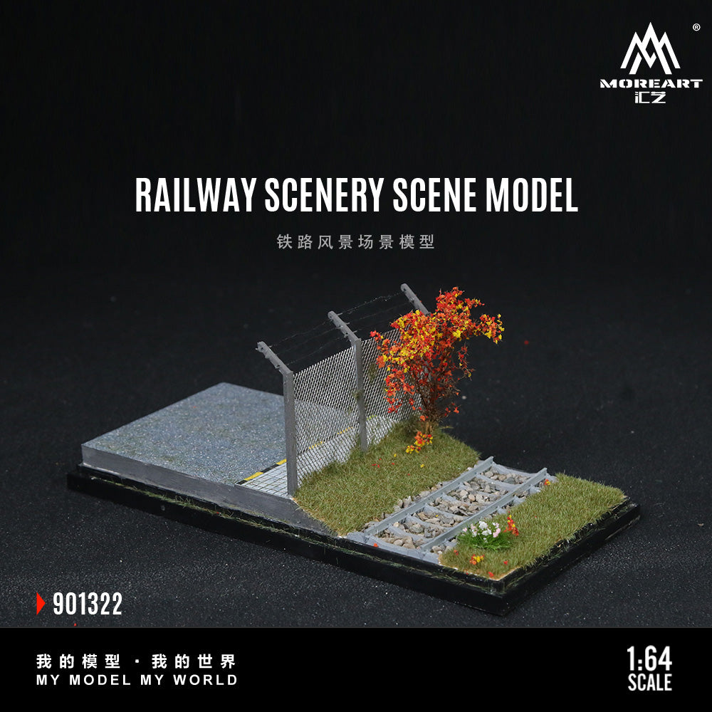 Escena Via del tren  Diorama - MoreART (BAJO PEDIDO)
