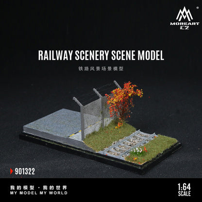 Escena Via del tren  Diorama - MoreART (BAJO PEDIDO)