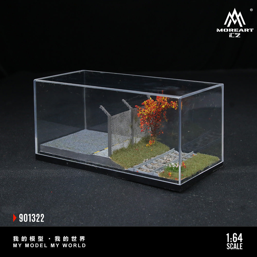 Escena Via del tren  Diorama - MoreART (BAJO PEDIDO)