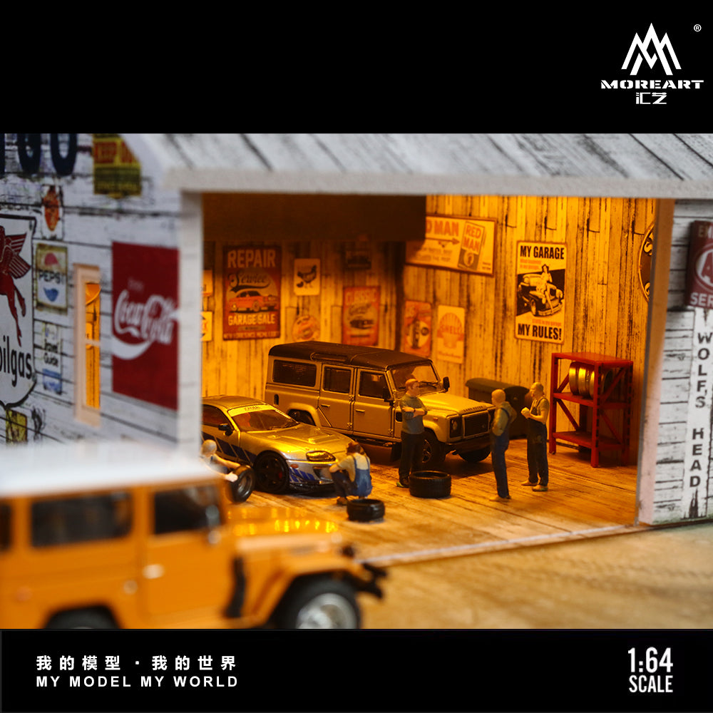 Taller Américano Diorama - MoreART (BAJO PEDIDO)