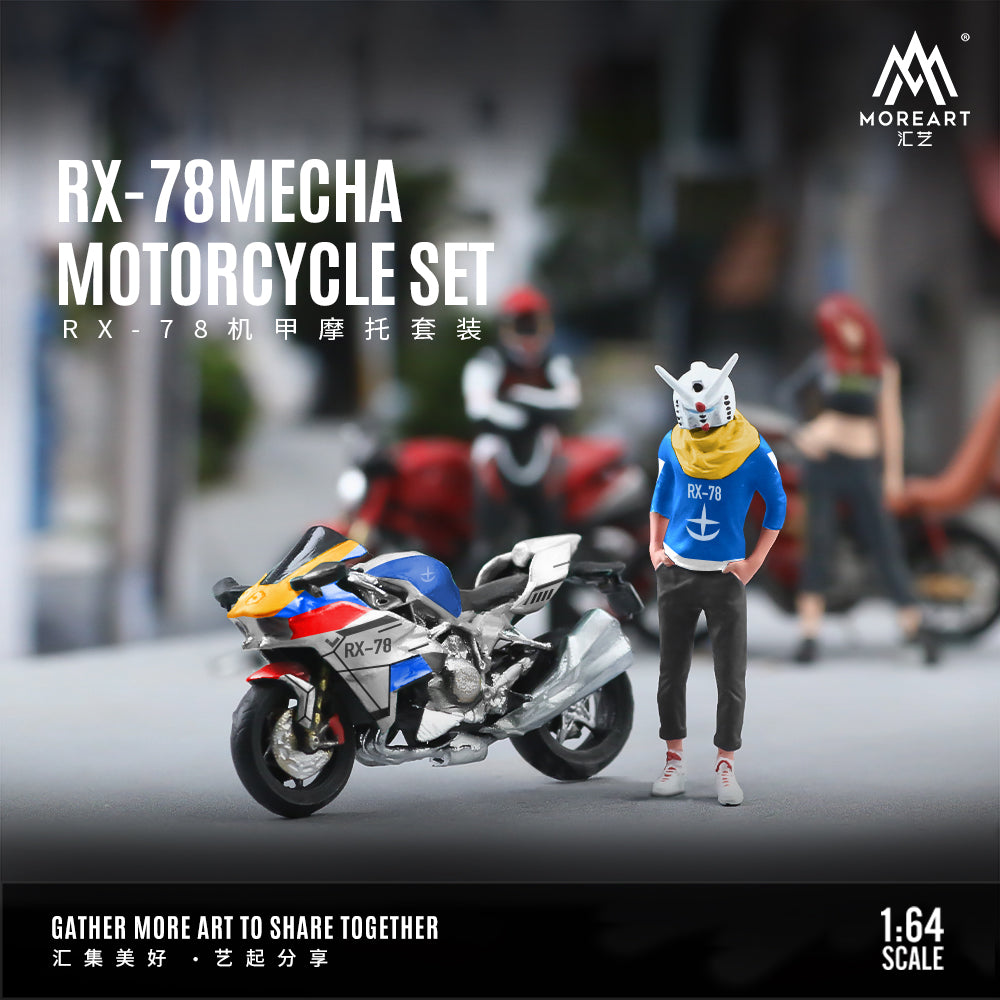 Moto RX-78 Mecha Figura  - MoreART (BAJO PEDIDO)