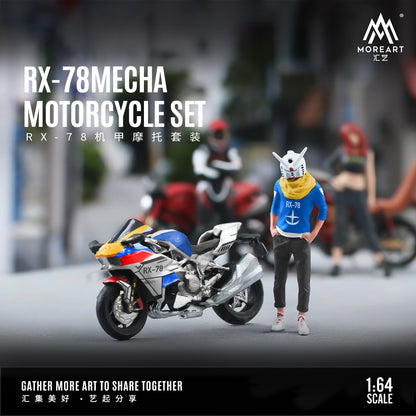 Moto RX-78 Mecha Figura  - MoreART (BAJO PEDIDO)