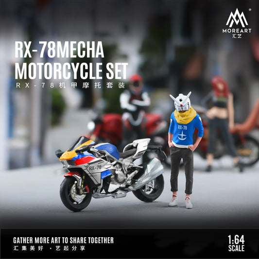 Moto RX-78 Mecha Figura  - MoreART (BAJO PEDIDO)
