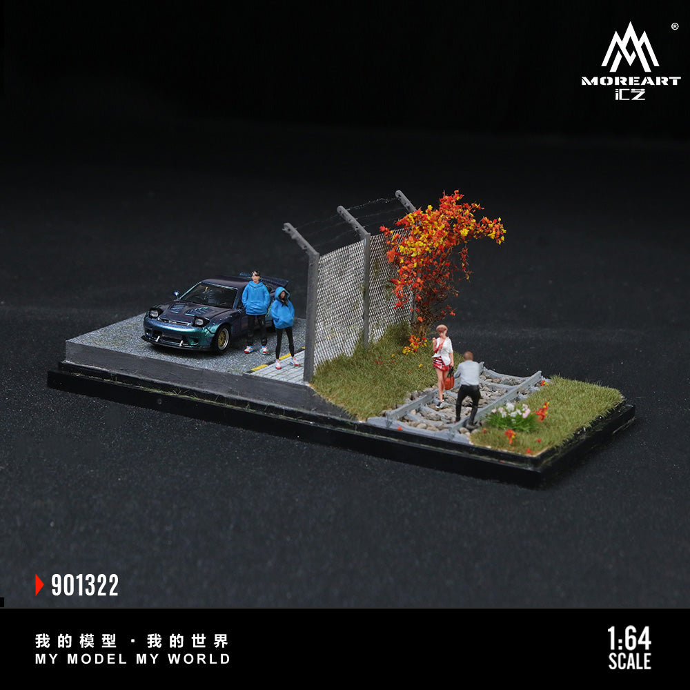 Escena Via del tren  Diorama - MoreART (BAJO PEDIDO)